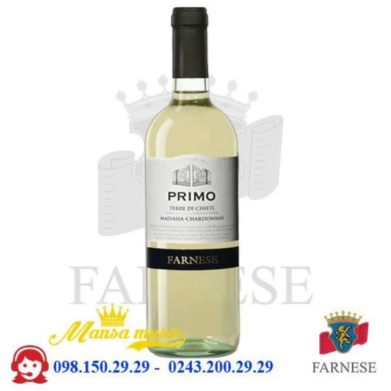 Vang trắng Primo Malvasia 11,5%