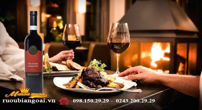 Vang Ý Signore Giuseppe Bardolino