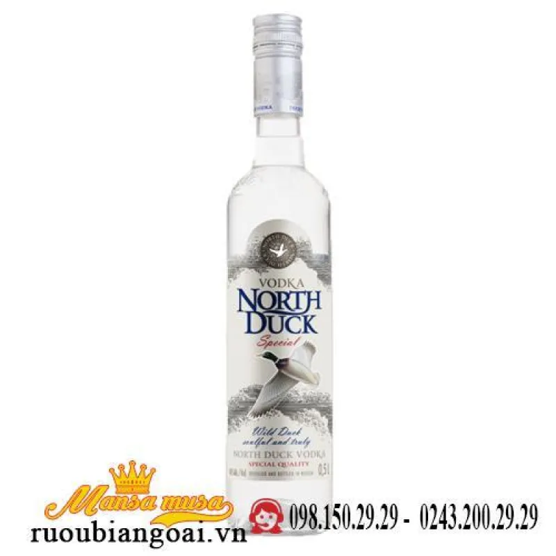 Rượu Vodka North Duck