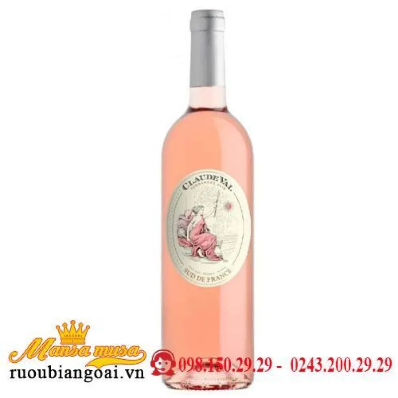 Rượu Vang Claude Val Rose