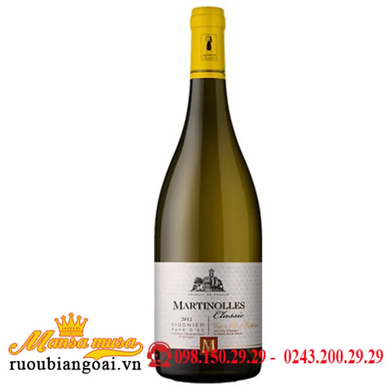 Rượu Vang Pháp Martinolles Viognier Classic