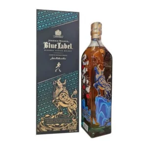 Rượu whisky johnnie walker blue ox - tân sửu 2021