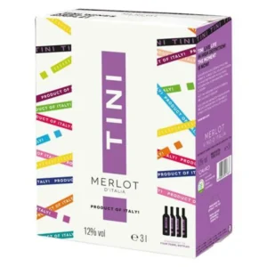 Rượu vang Ý bịch Tini Merlot BIB