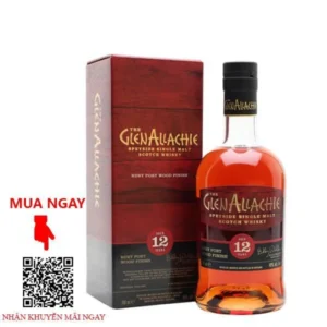 Rượu Whisky Glenallachie 12 YO Ruby Port Wood Finish