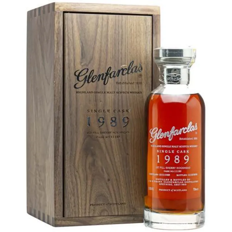 Rượu Whisky Glenfarclas 1989 - Single Cask Decanter