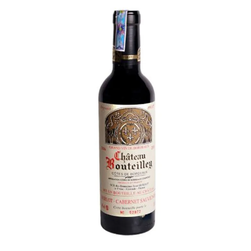 Rượu Vang đỏ Chateau Bouteilley Cotes De Bordeaux 375 ml
