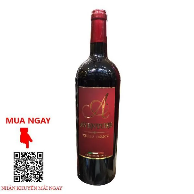 Rượu vang Ý Aventure Rosso Dolce