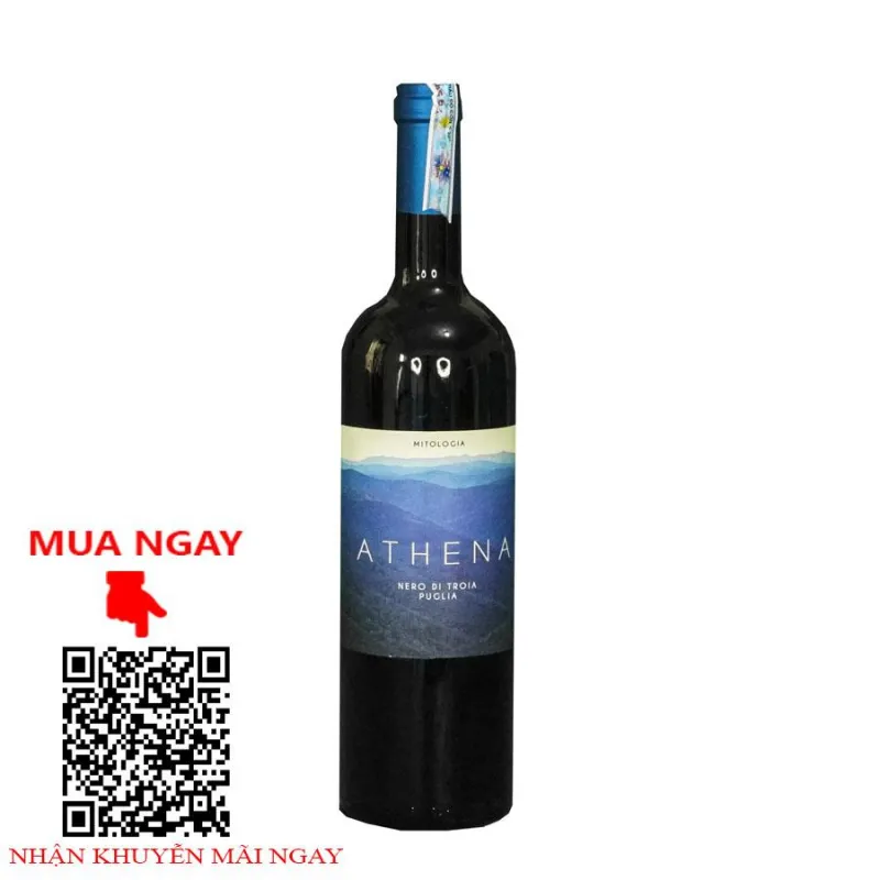 Rượu vang đỏ mitologia athena nero di troia puglia