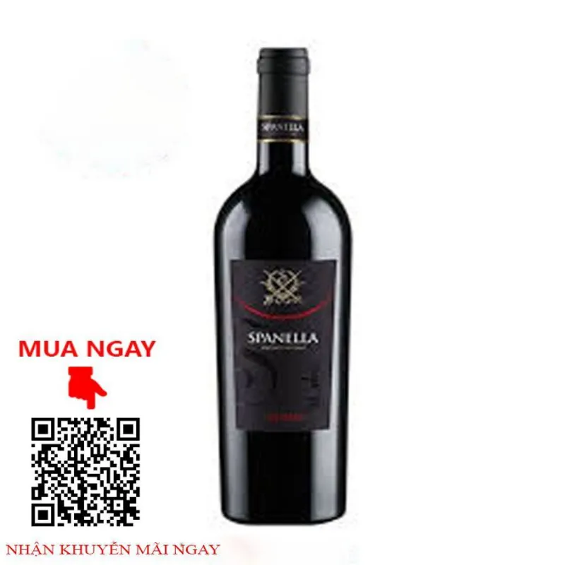Rượu vang ý đỏ spanella vino rosso