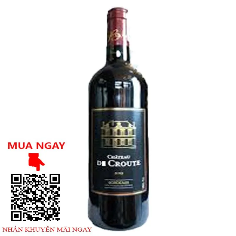 Rượu vang bordeaux chateau de croute