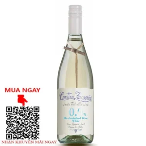 Rượu vang trắng không cồn cantina zaccagnini de-alcoholised wine white