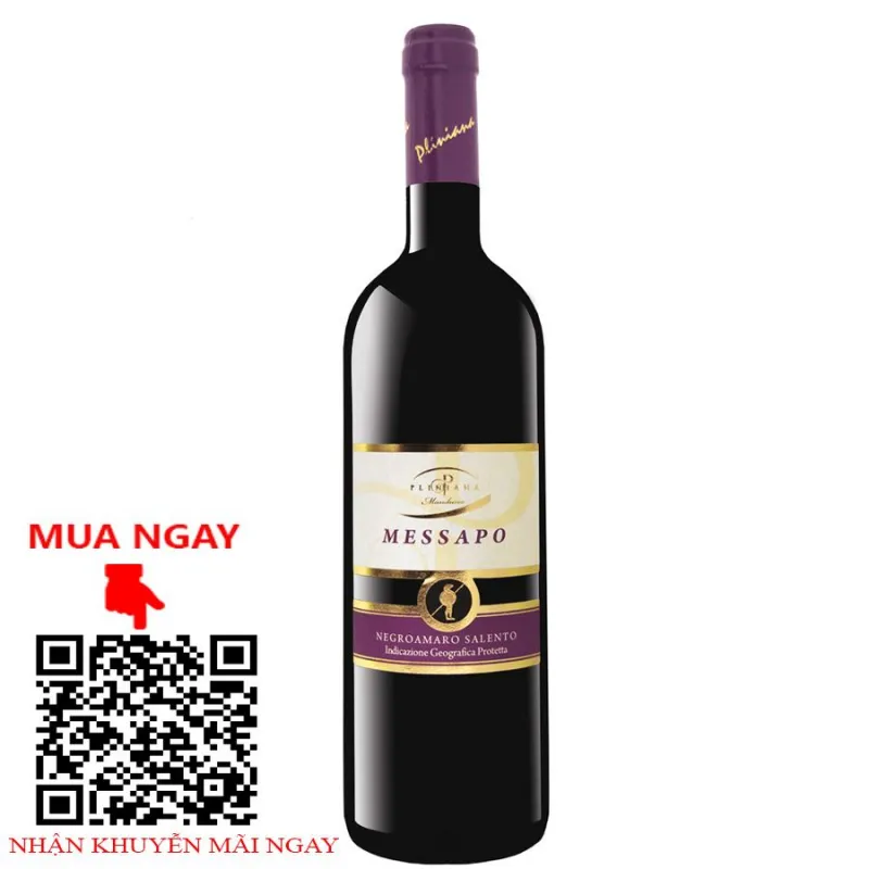 Rượu vang messapo negroamaro salento
