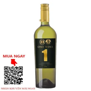 Rượu vang trắng one wine chardonnay