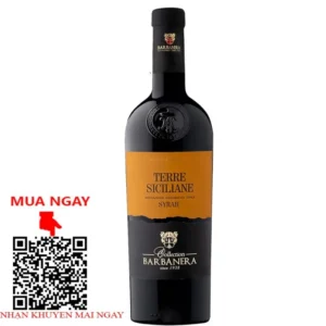 Rượu vang barbanera syrah di terre siciliane