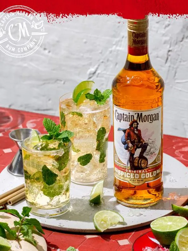 Rượu captain morgan spiced gold Rượu captain morgan spiced gold