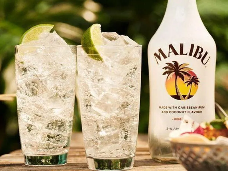 rượu rum malibu hương dừa rượu rum malibu hương dừa
