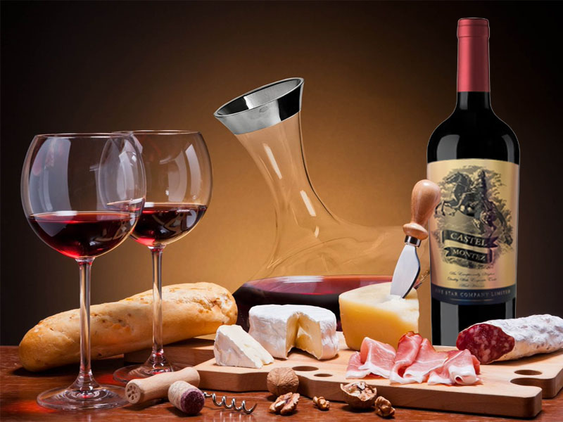 Rượu vang castel montez rosso semi dolce