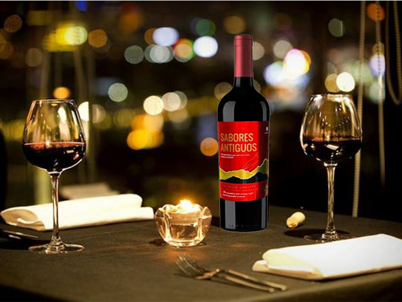 Rượu vang ý sabores antiguos - (nhãn đỏ)