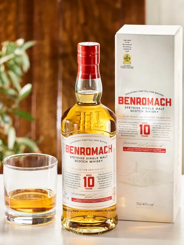 rượu benromach 10 year old (quà tết 2025)