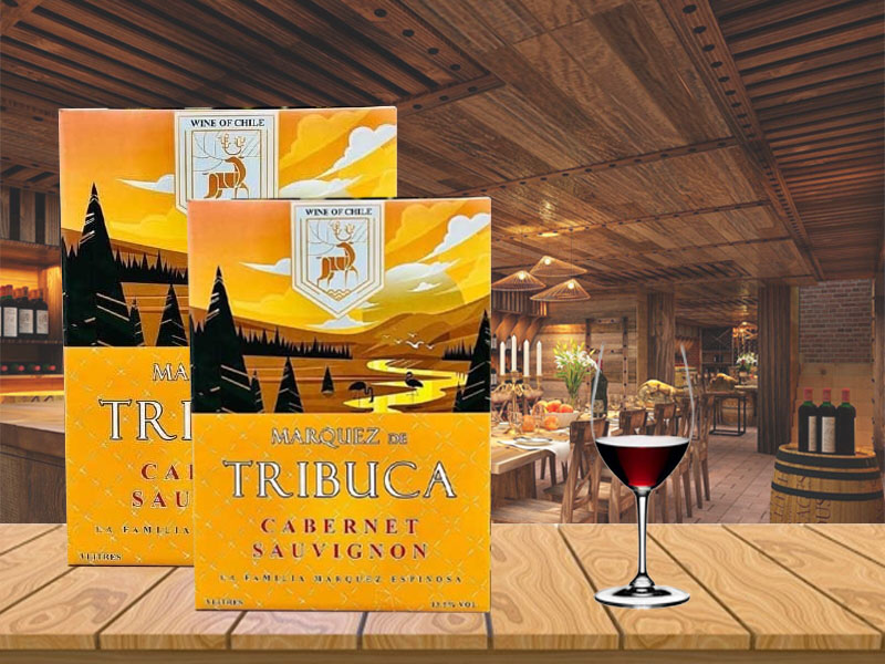 Rượu vang bịch chile tribuca cabernet sauvignon 3l 