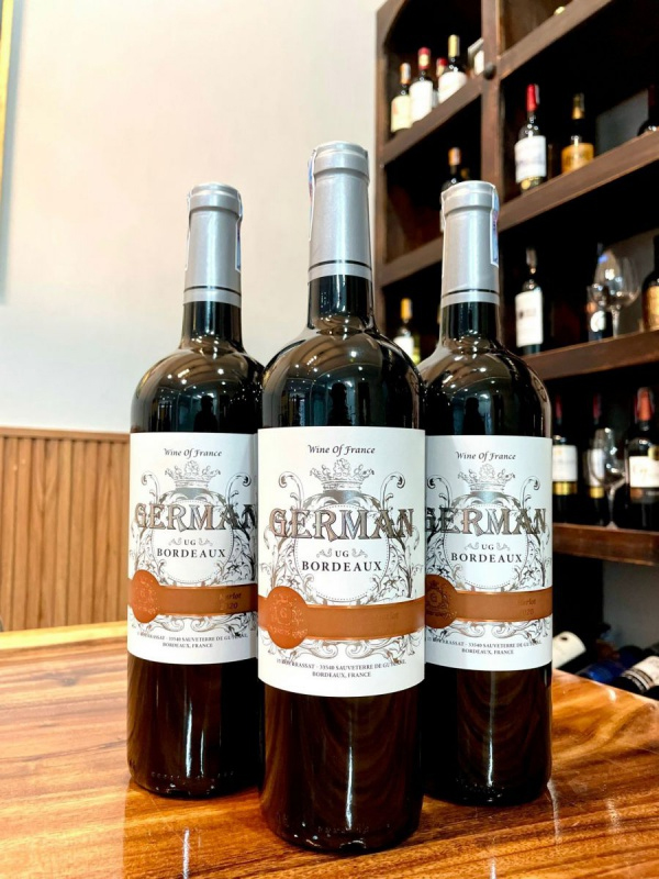 Rượu vang pháp german ug bordeaux merlot