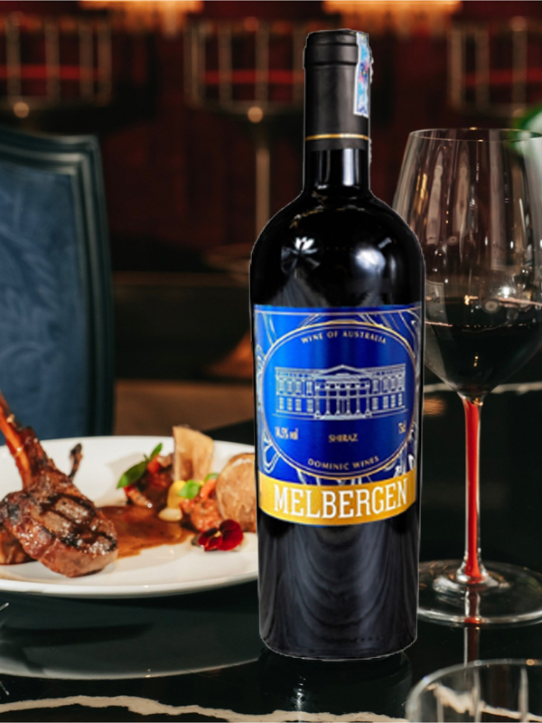 Rượu vang úc melbergen shiraz xanh