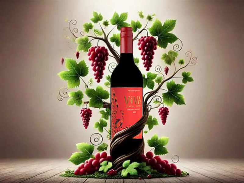 Rượu vang viva cabana patrica công đỏ