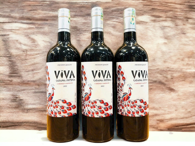 Rượu vang viva cabana patrica công trắng