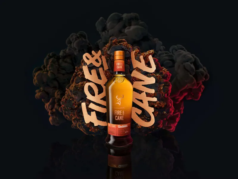 rượu glenfiddich fire & cane