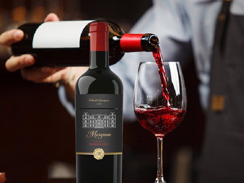 Rượu vang đỏ pháp morgane cabernet sauvignon bordeaux