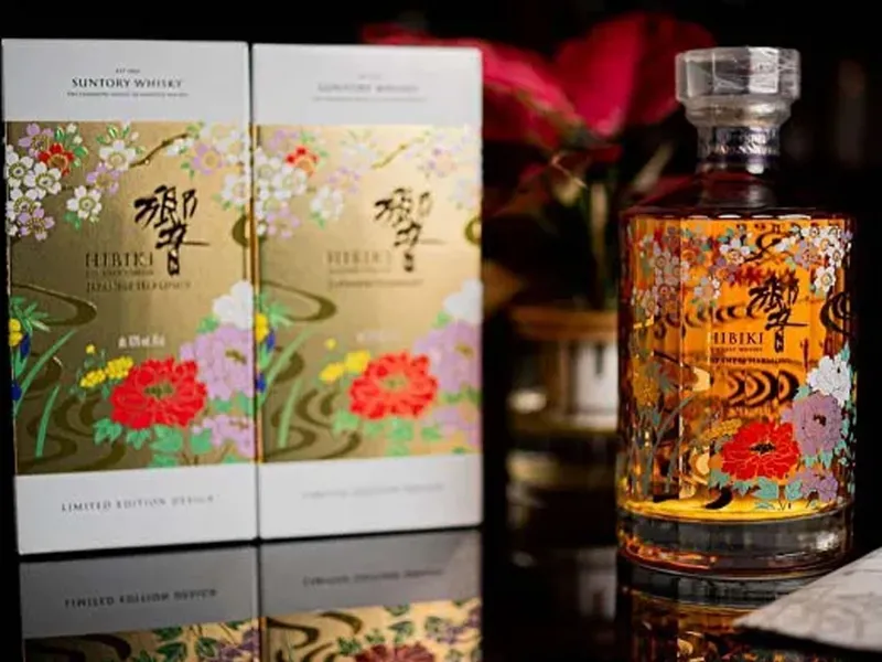 rượu hibiki harmony 2021 - ryusui hyakka limited edition