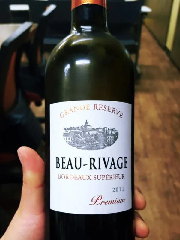 rượu vang château beau-rivage bordeaux supérieur