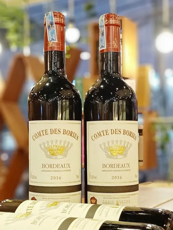 rượu vang comte des bories