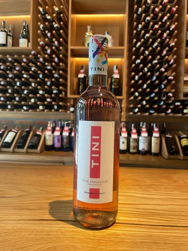 rượu vang tini rosé sangiovese rubicone