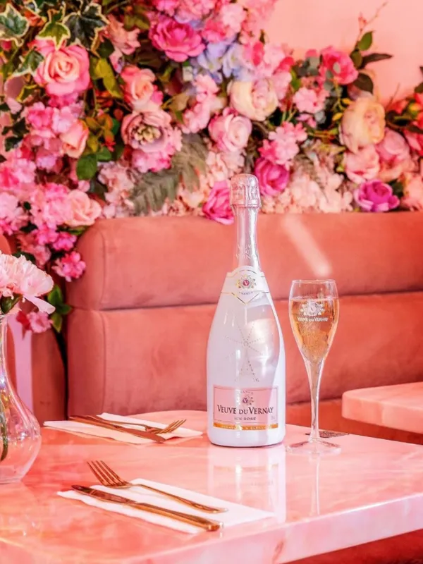 rượu vang veuve du vernay ice rosé