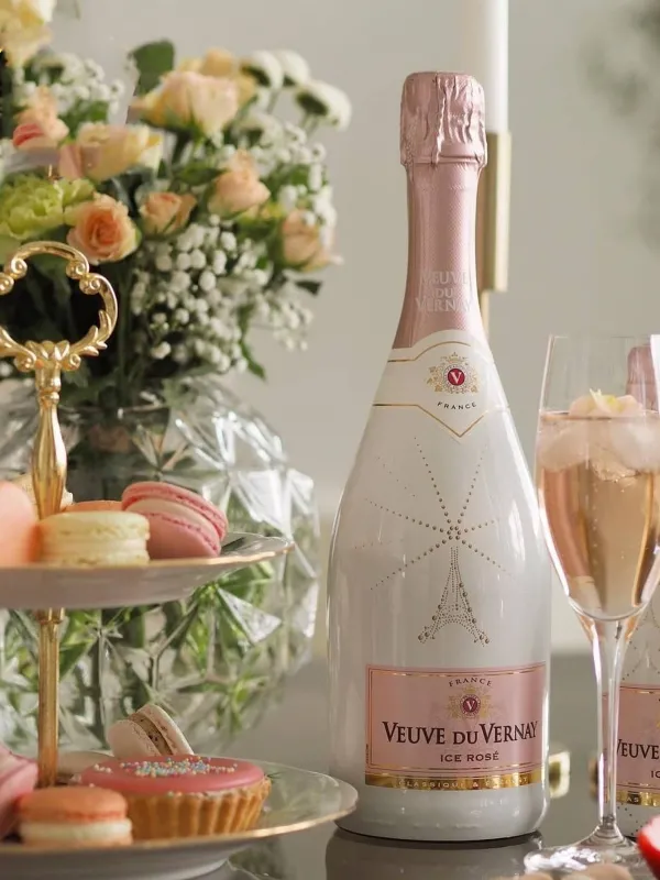 rượu vang veuve du vernay ice rosé