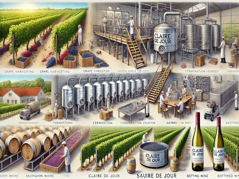 rượu vang pháp claire de jour sauvignon blanc