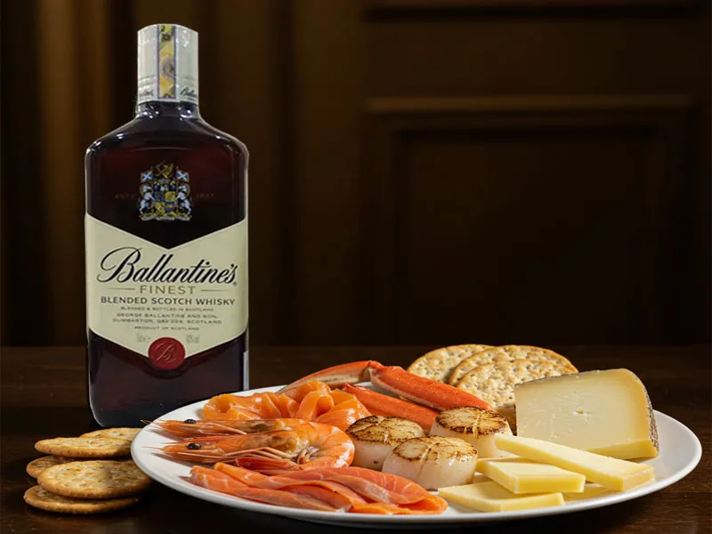 rượu whisky ballantines finest 750ml