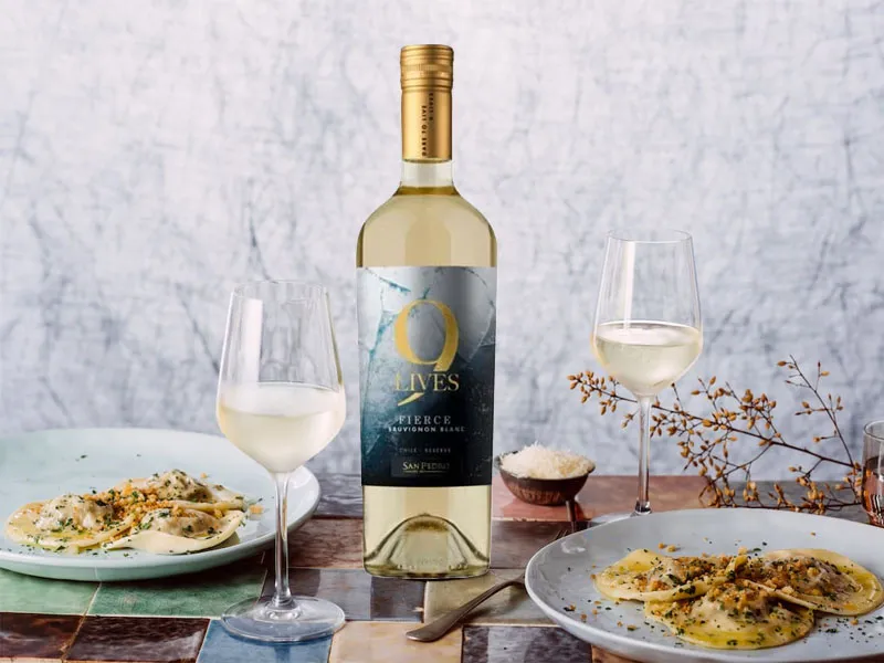 vang chile 9 lives fierce sauvignon blanc