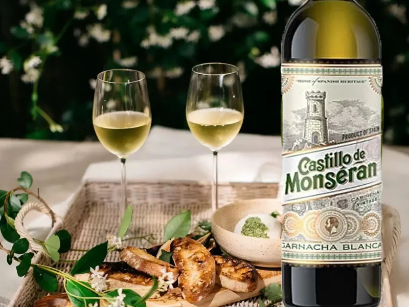 rượu vang castillo de monseran garnacha white