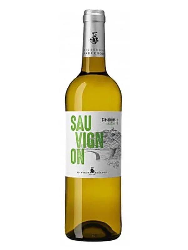 rượu vang vignerons ardechois les classiques sauvignon blanc