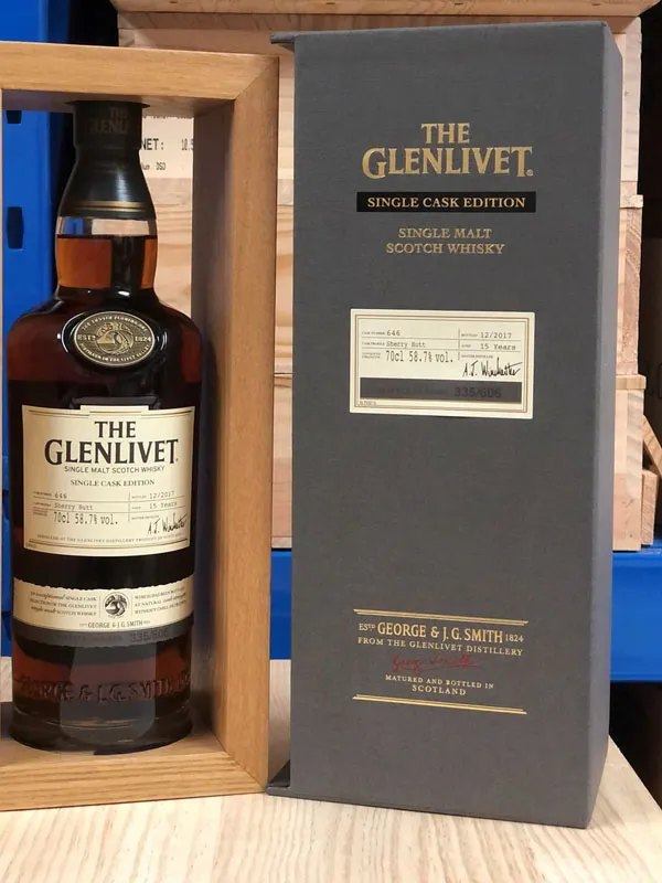 rượu whisky glenlivet 17 single cask istanbul airport exclusive