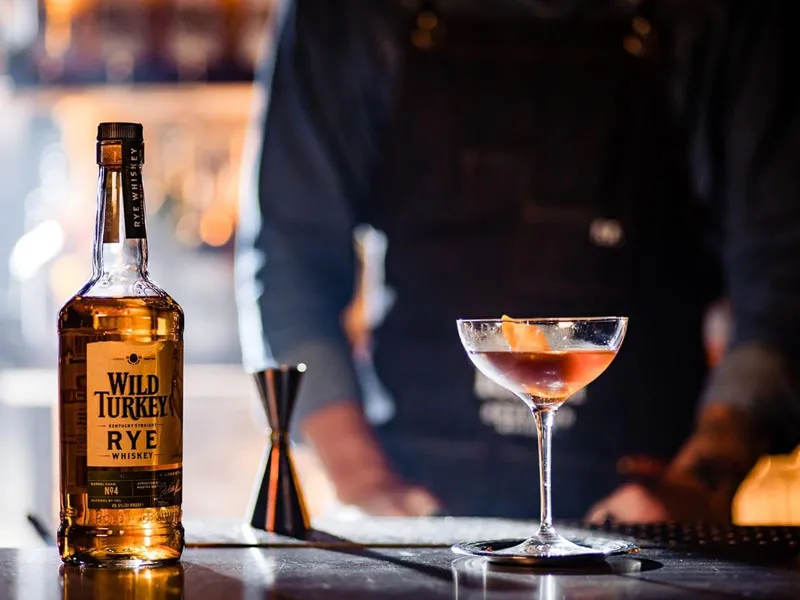 rượu whisky wild turkey rye