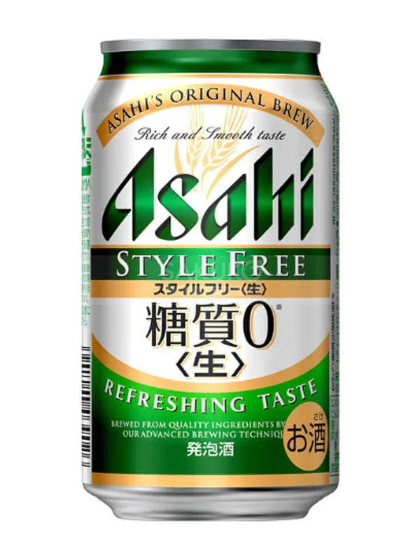 bia nhật asahi style free 4% lon 350ml
