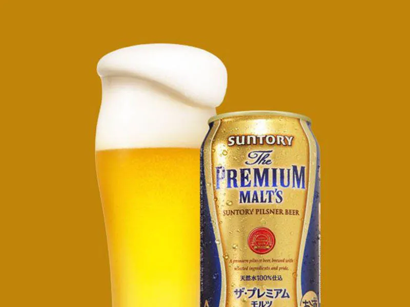 bia nhật premium malt’s suntory 5,5% lon 350ml bia nhật premium malt’s suntory 5,5% lon 350ml