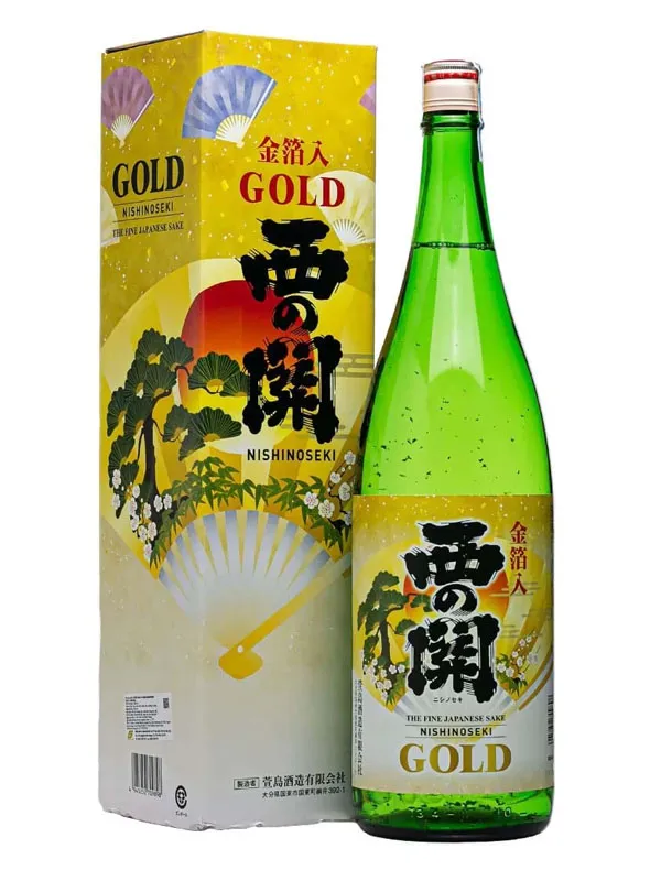 rượu sake nishinoseki gold leaf rượu sake nishinoseki gold leaf