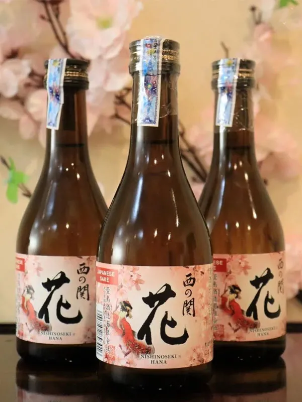 rượu sake nishinoseki hana 70 futsushu 300ml rượu sake nishinoseki hana 70 futsushu 300ml