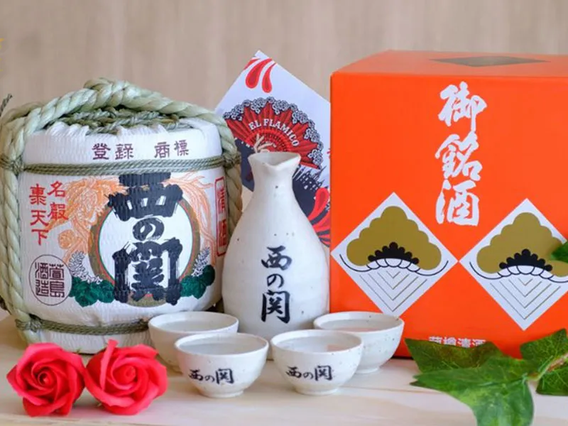 rượu sake nishinoseki hana barrel rượu sake nishinoseki hana barrel