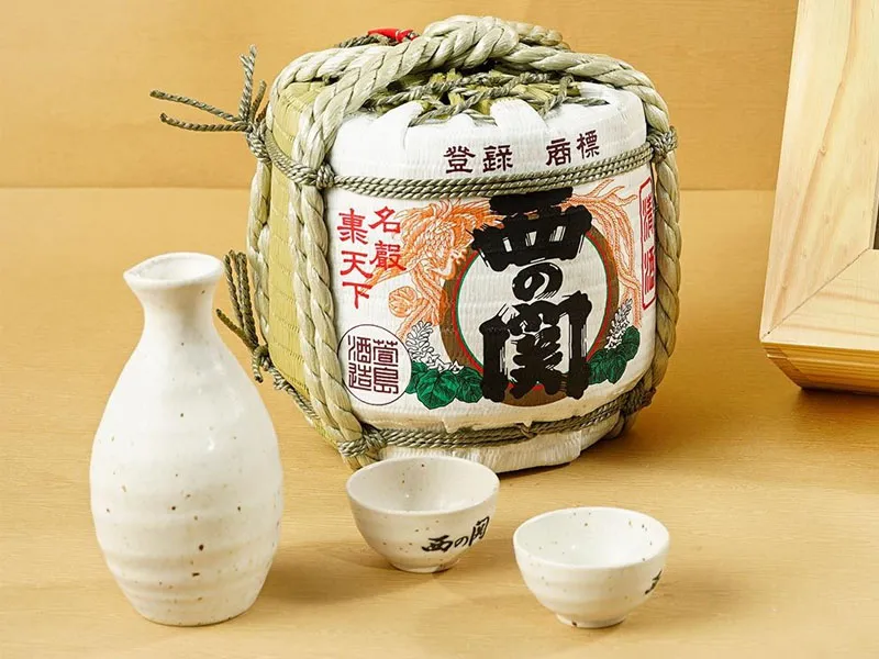 rượu sake nishinoseki hana barrel rượu sake nishinoseki hana barrel