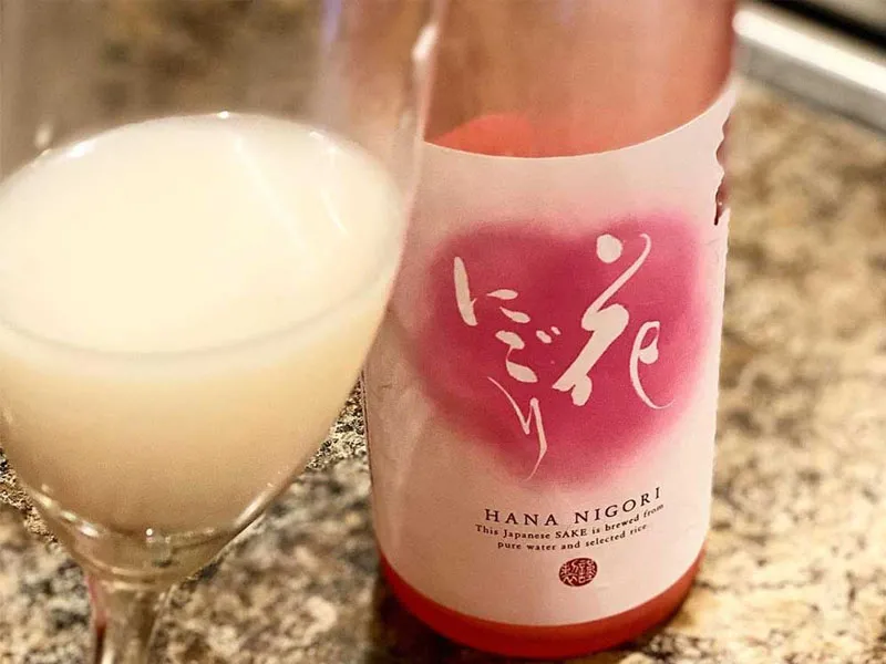 rượu sake nishinoseki hana nigori 15%